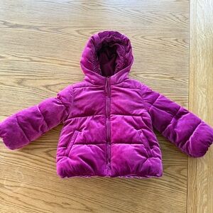 Gymboree Velvet Puffer Coat